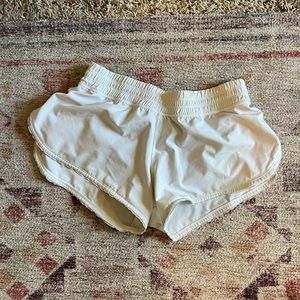 White lulu shorts